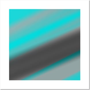 BLUE GREY BLACK ABSTRACT TEXTURE Posters and Art